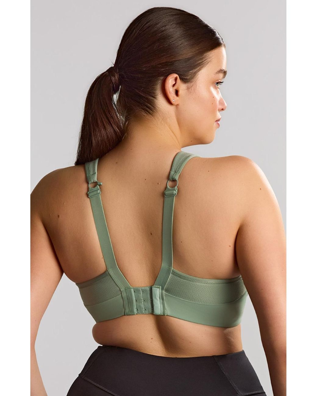 SCULPTRESSE Green Thrive Wired Sports Bra