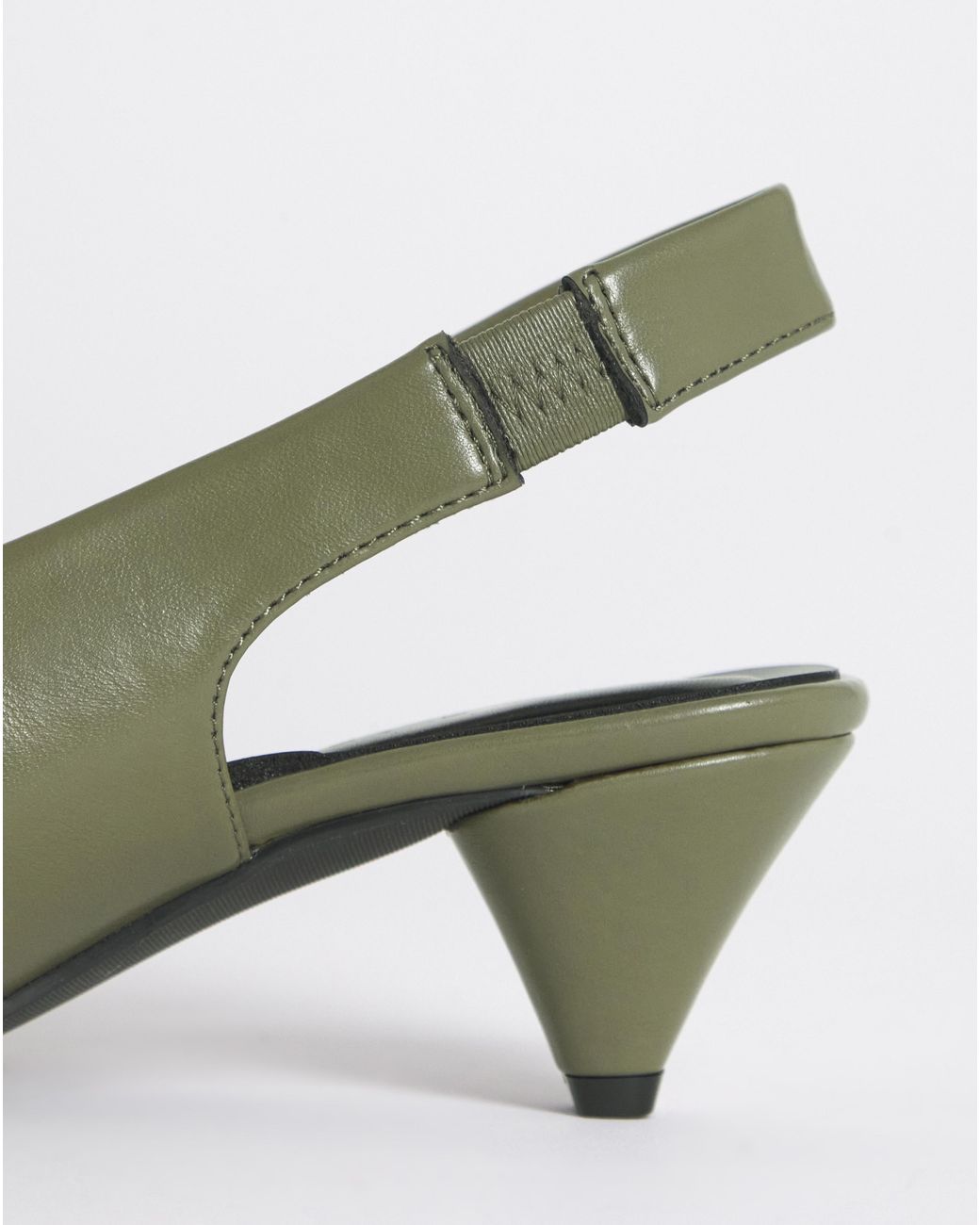 Heavenly Soles Blue Slingback Pointed Toe Heels Ex Wide