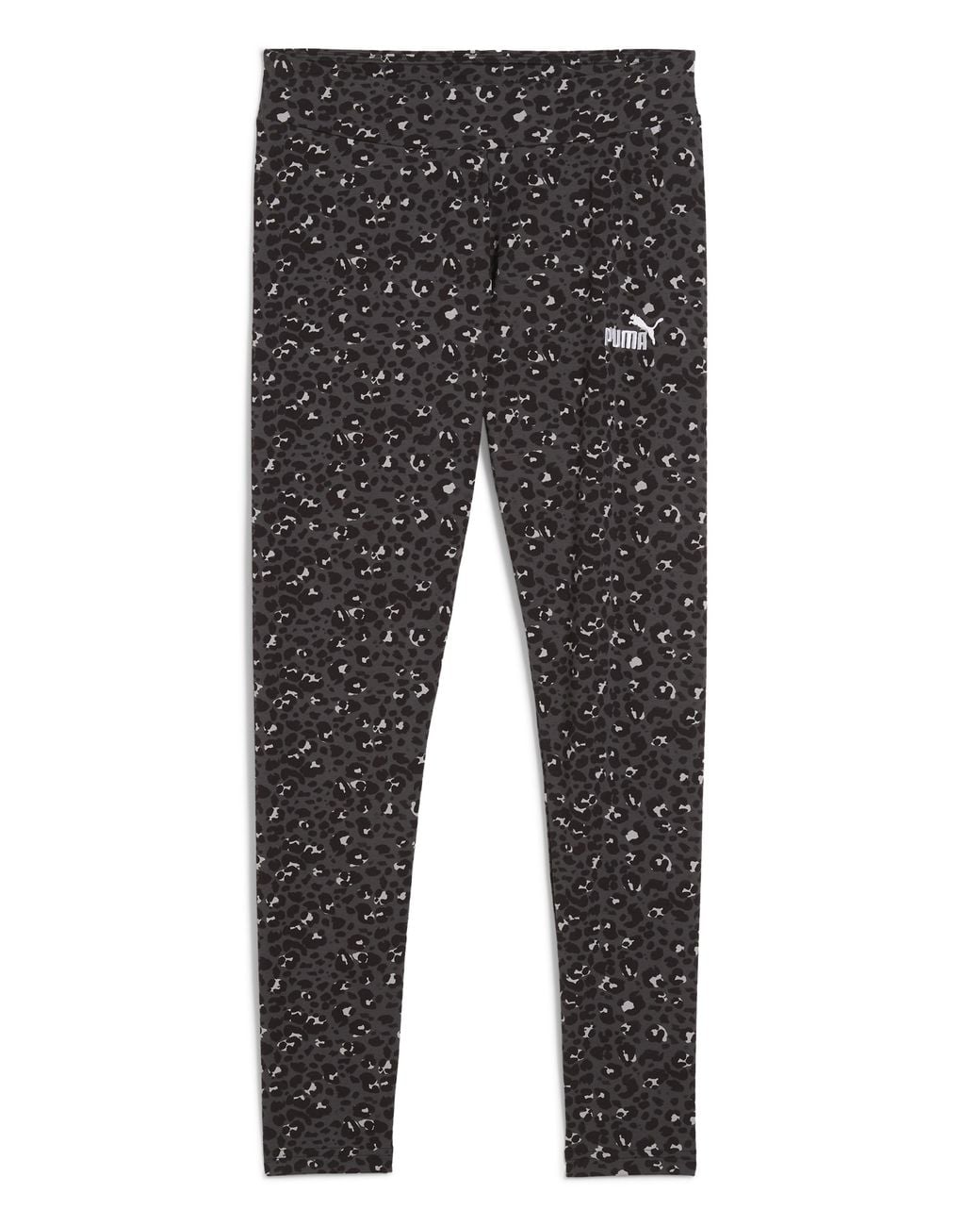 PUMA Gray Essential Animal Print Leggings