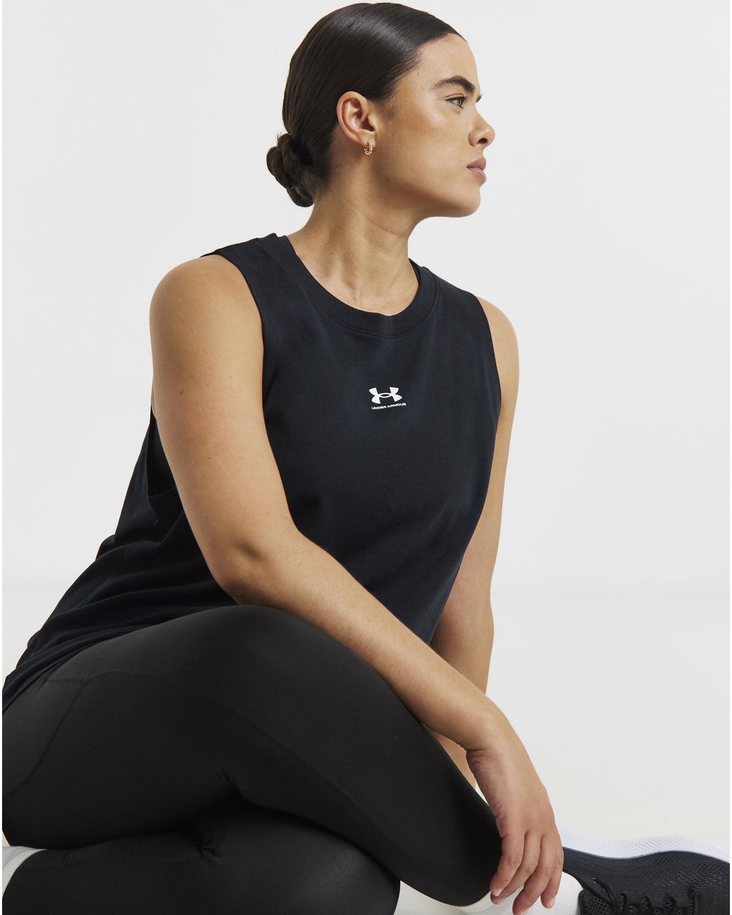 Under Armour Black Rival Muscle Tank