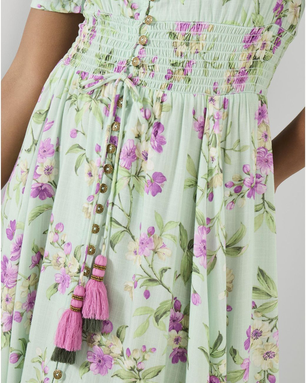 Joe Browns Green Summer Blossoms Maxi Dress