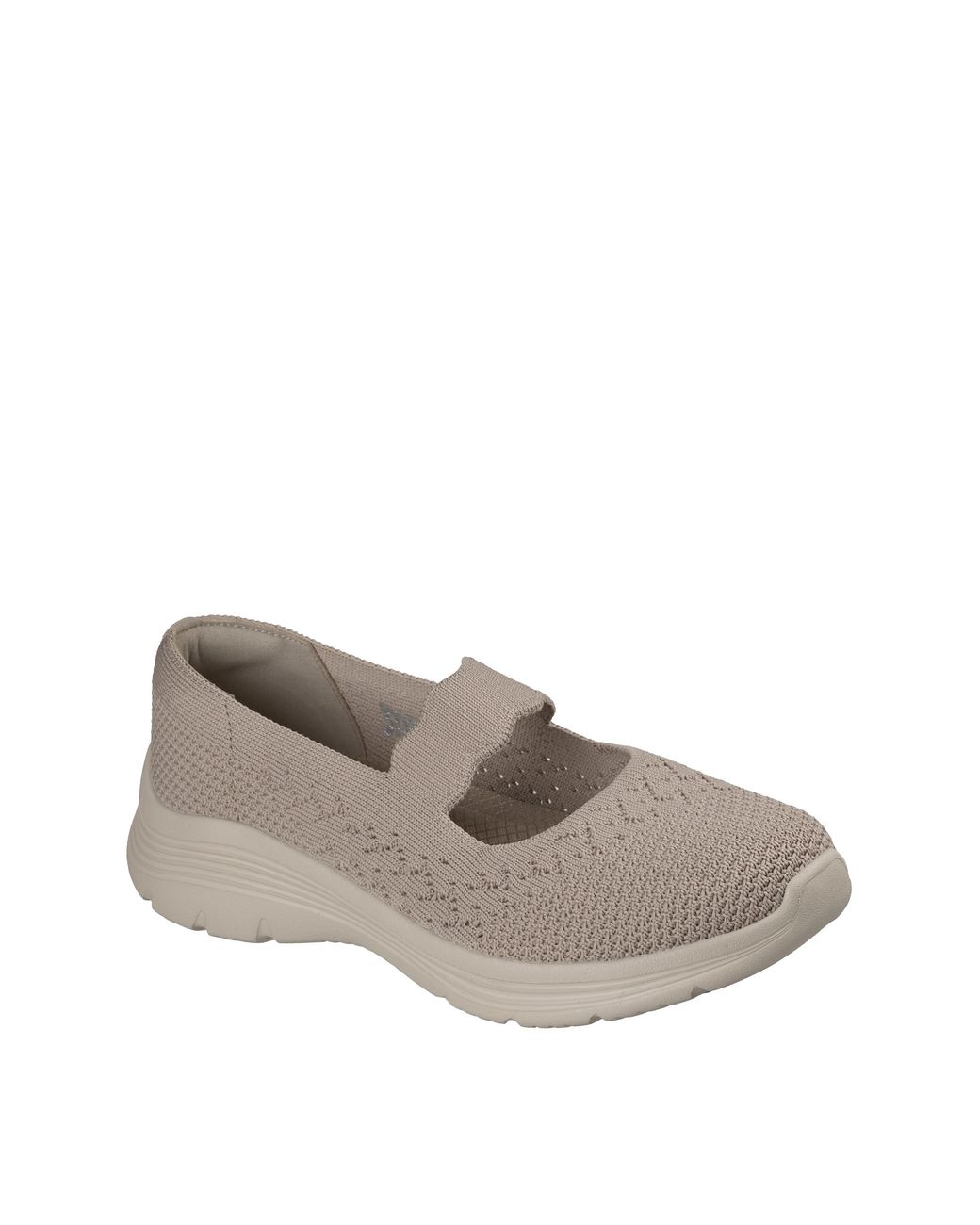 Skechers White Bedford Shoes D Fit