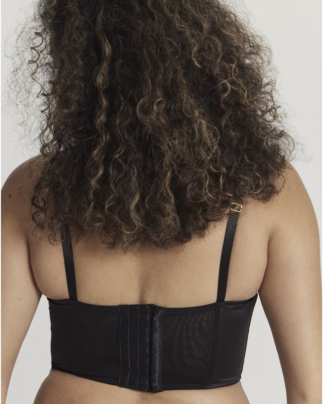 Simply Be Gray Sexy Satin Cowl Neck Corset