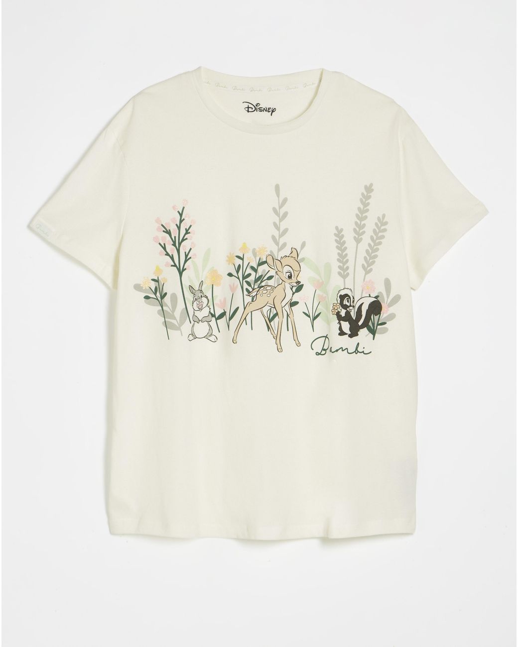 Disney White Bambi Wide Leg Pyjama Set