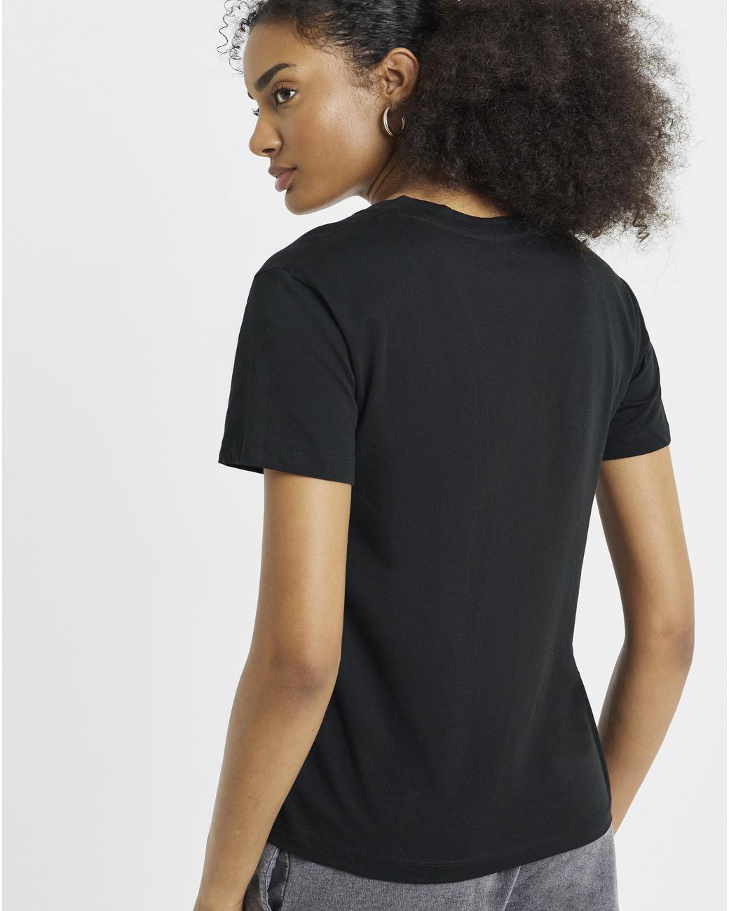 Simply Be White 2 Pack Longline V Neck T-Shirts