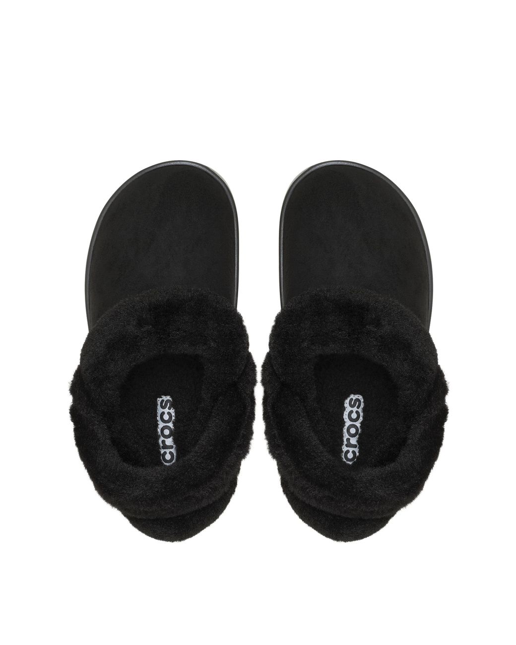 CROCSTM Black Unfurgtble Vegan Suede Clog