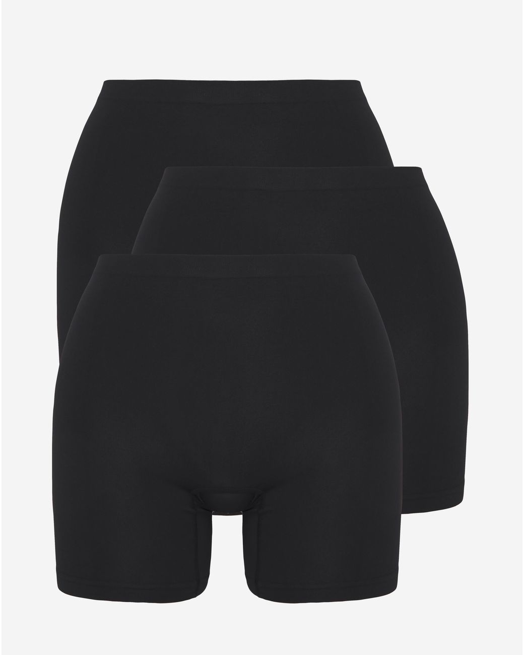 Pretty Secrets Black 3 Pack Seamless Comfort Shorts