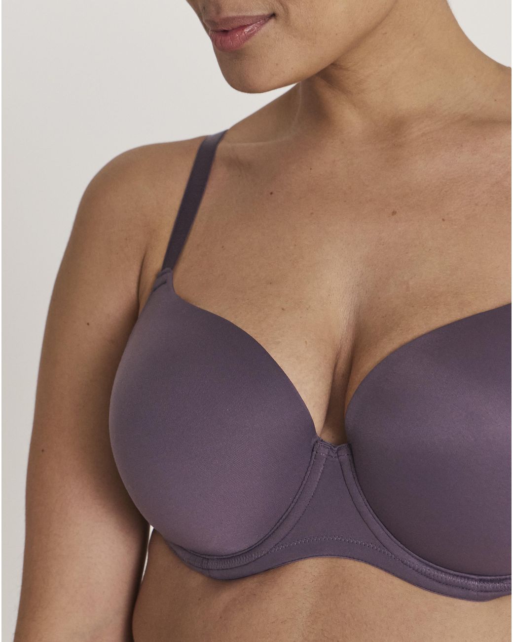 Pretty Secrets Purple 2 Pack Smoothing Microfibre T-Shirt Bras