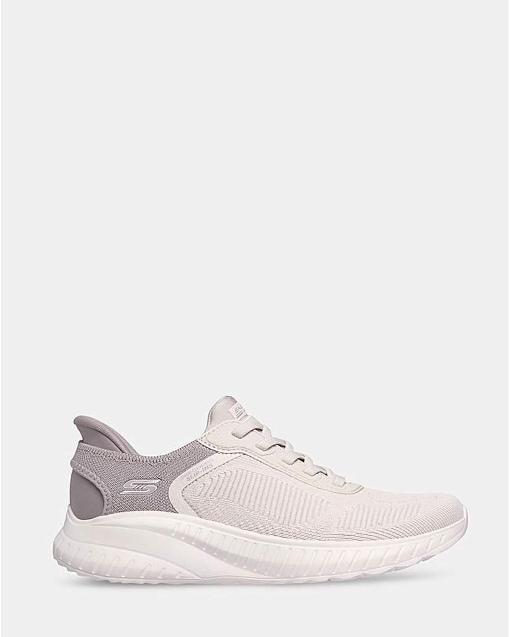 Skechers Natural Slip-Ins Bobs Squad Trainers