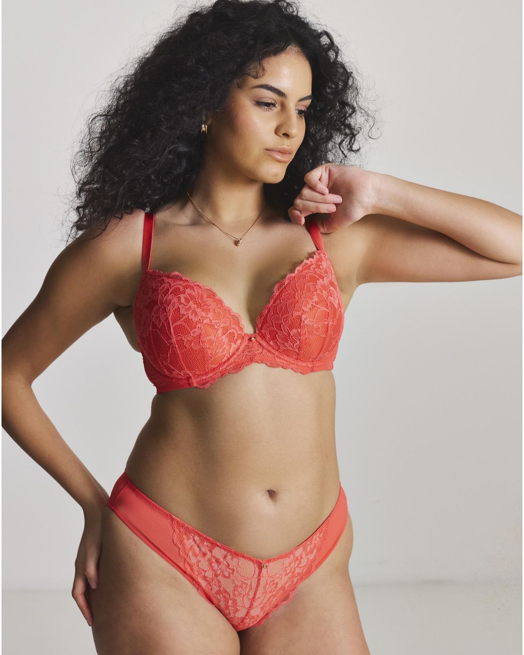 Ann Summers Red Sexy Lace Brazilian