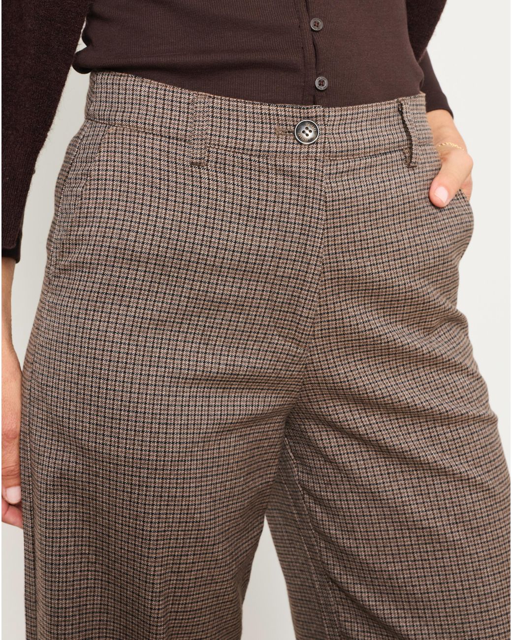 FatFace Brown Fat Face Presley Wide Leg