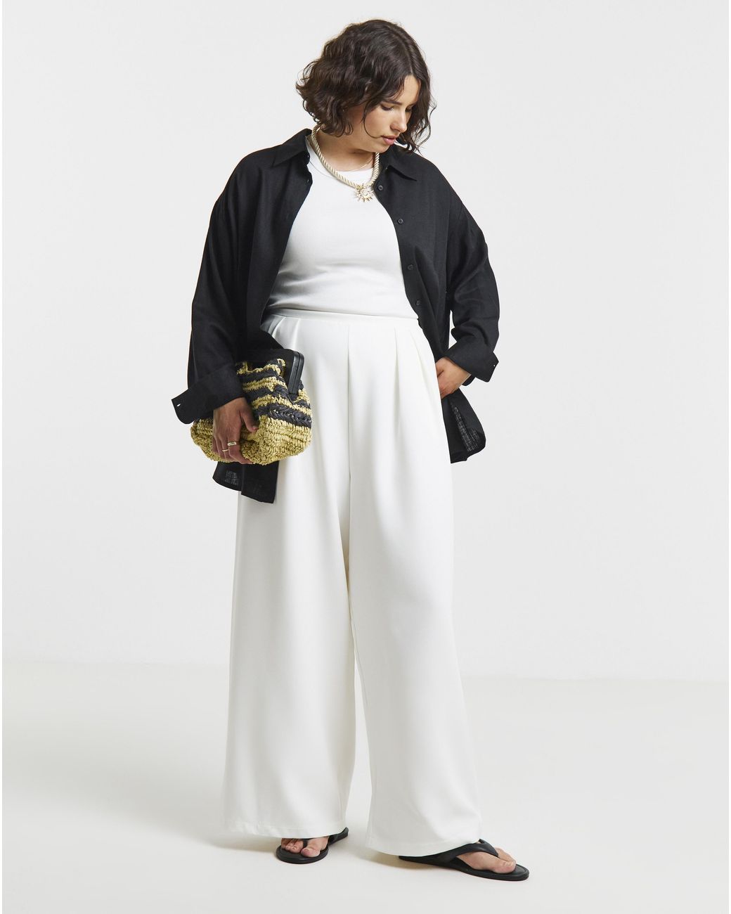 Simply Be Blue Linen Shirt