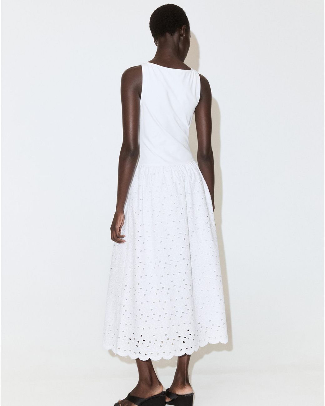 Mango White Dress Toad