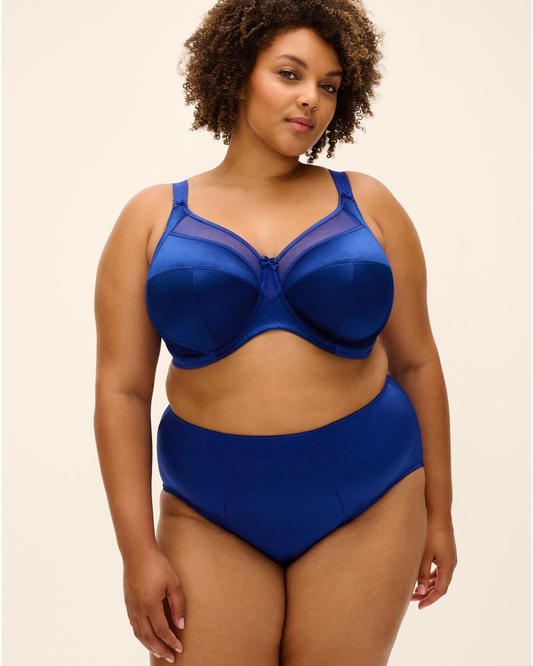 Goddess Blue Keira Full Cup Wired Bra