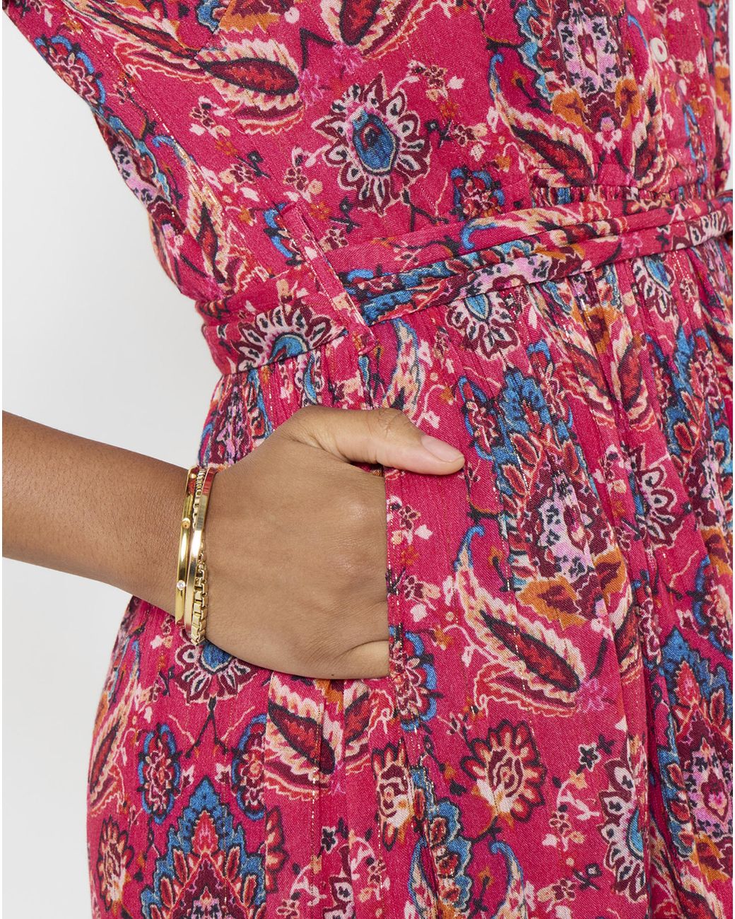 Joe Browns Red Jb California Sunsets Maxi Dress Petite