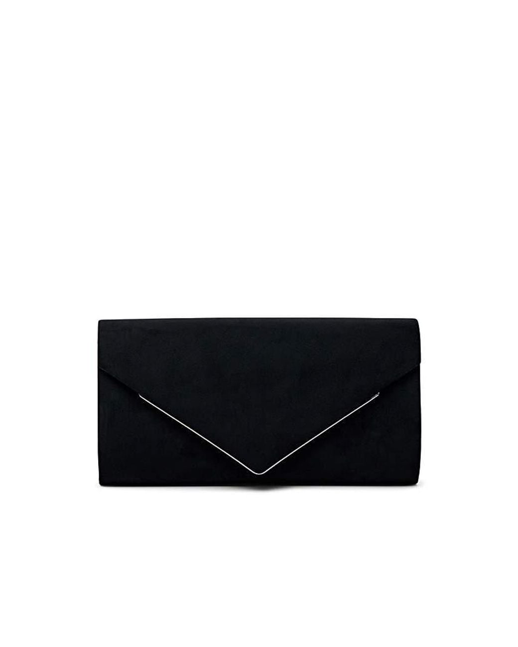Paradox London Black Delynn Clutch Bag