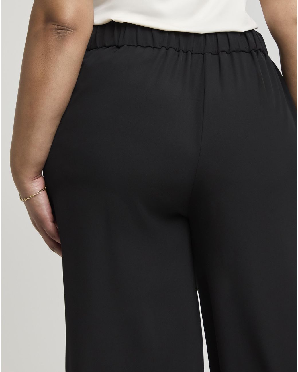 Joanna Hope Black Wide Leg Trousers