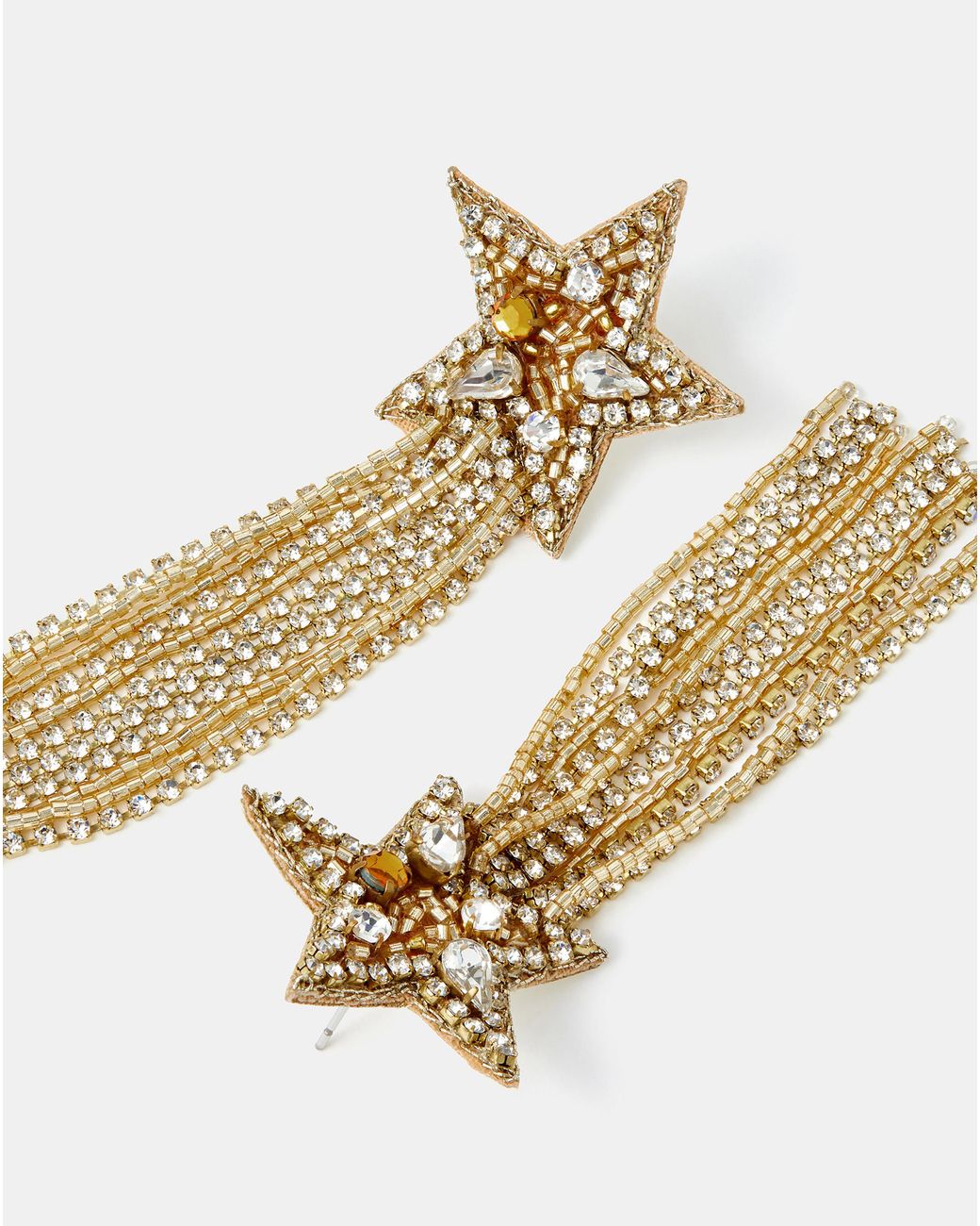 Accessorize Red Shooting Star Drop Earrings