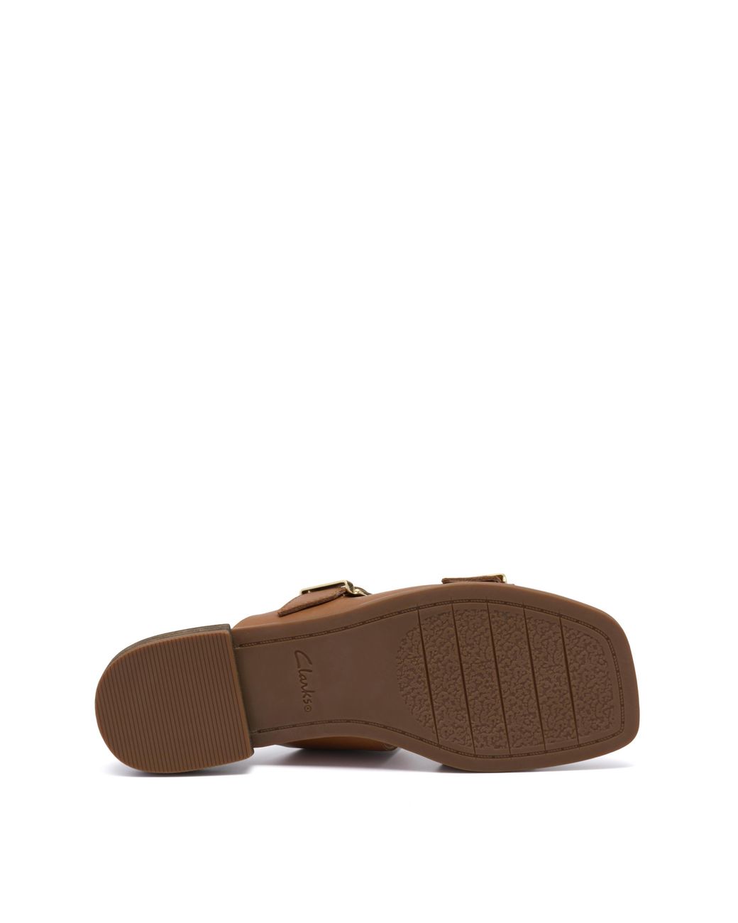 Clarks Brown Ariany Leather Sandal D Fit