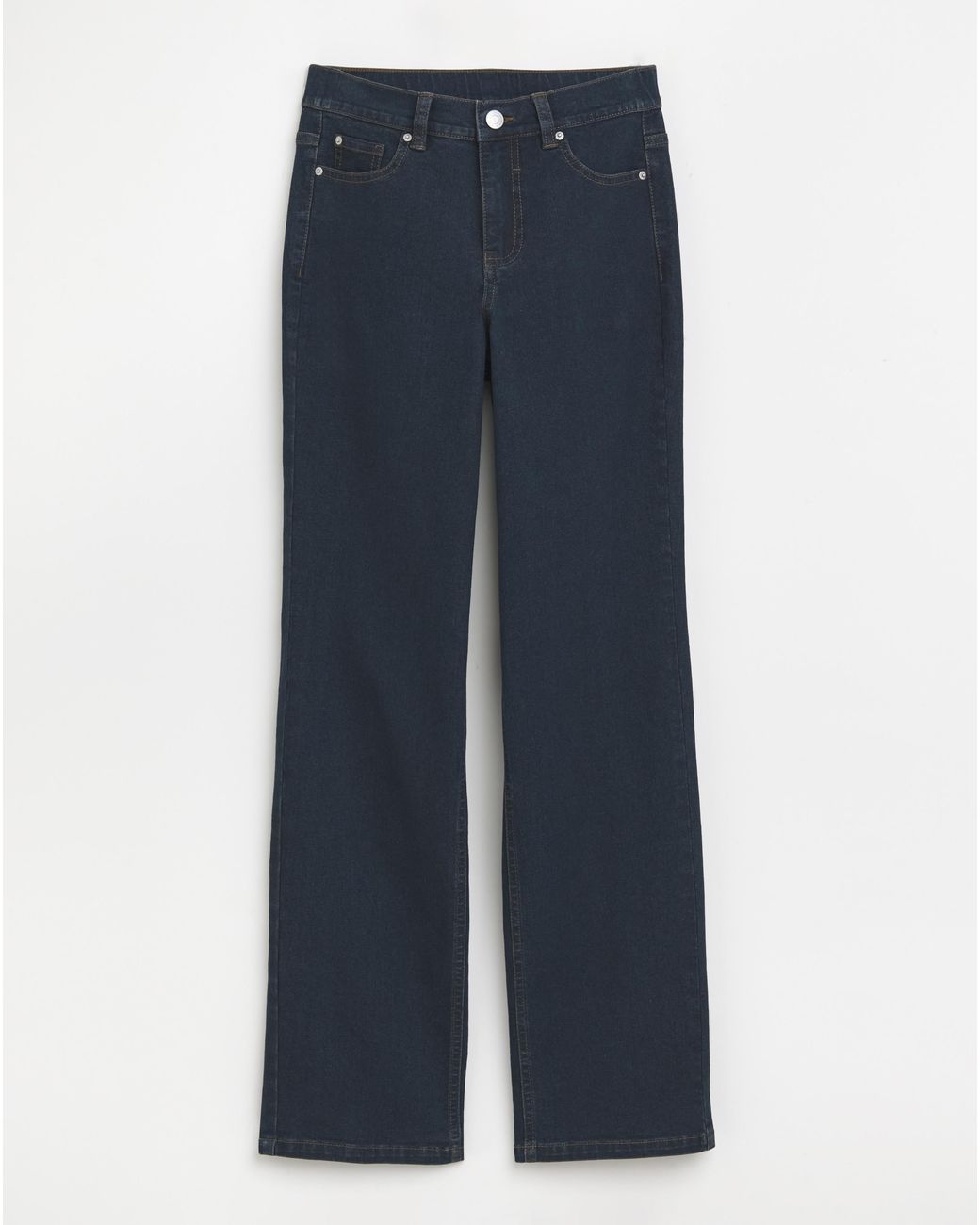 Simply Be White 24/7 Straight Leg Jeans