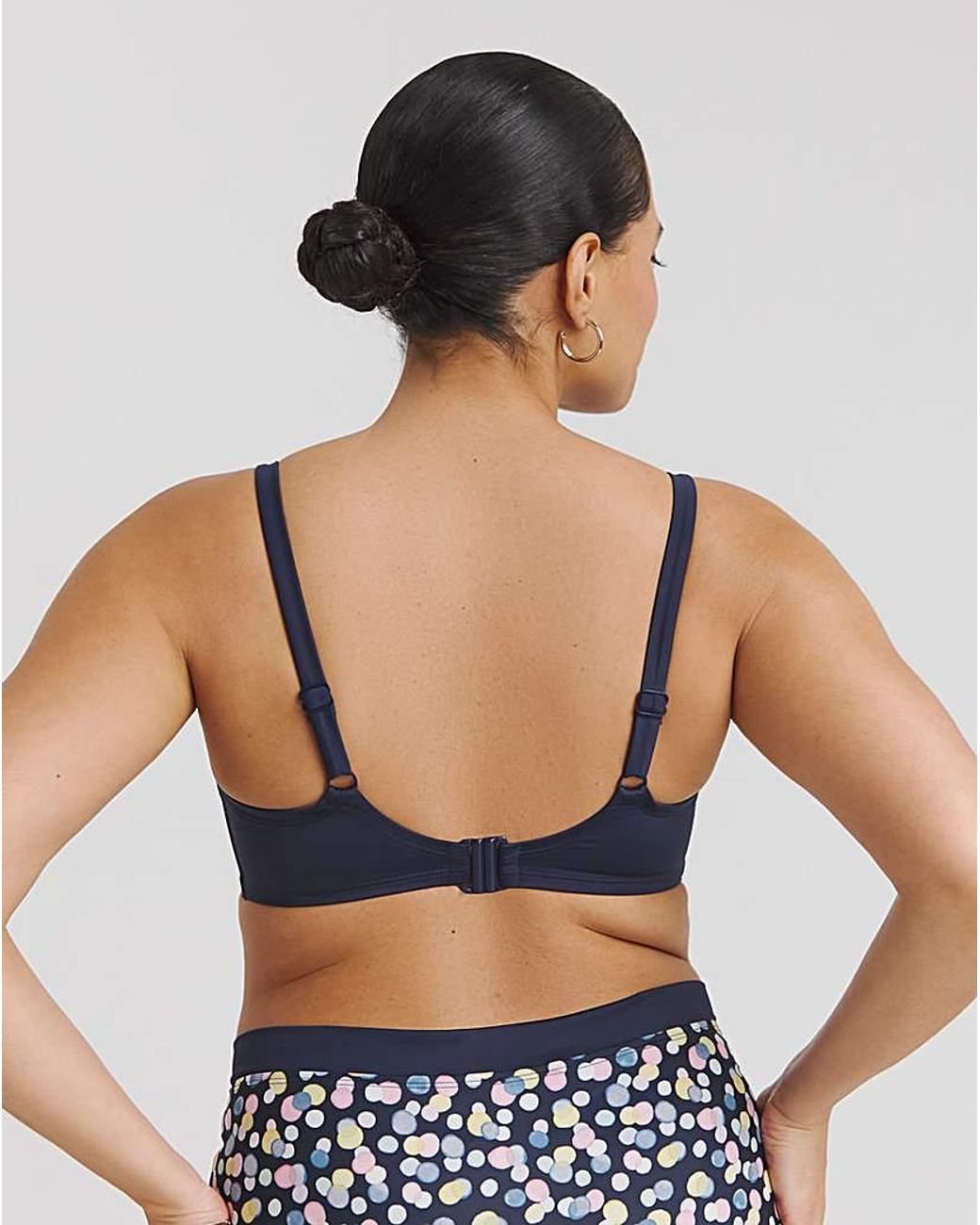 DORINA Multicolor Curves Mesola Wired Bikini Top