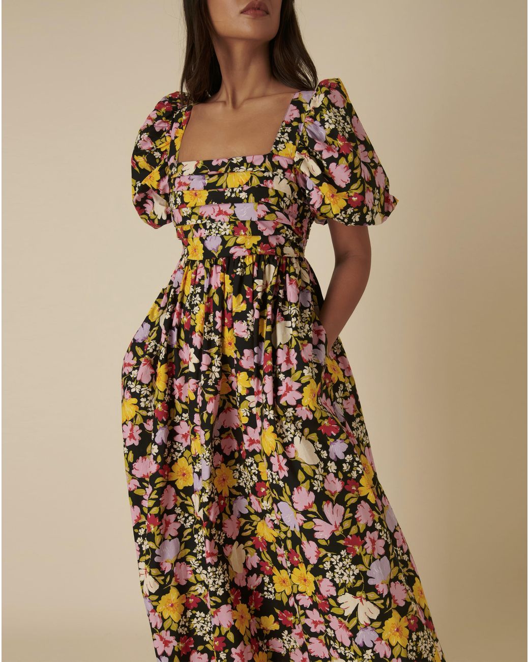 Nobody's Child Natural Midaxi Dress