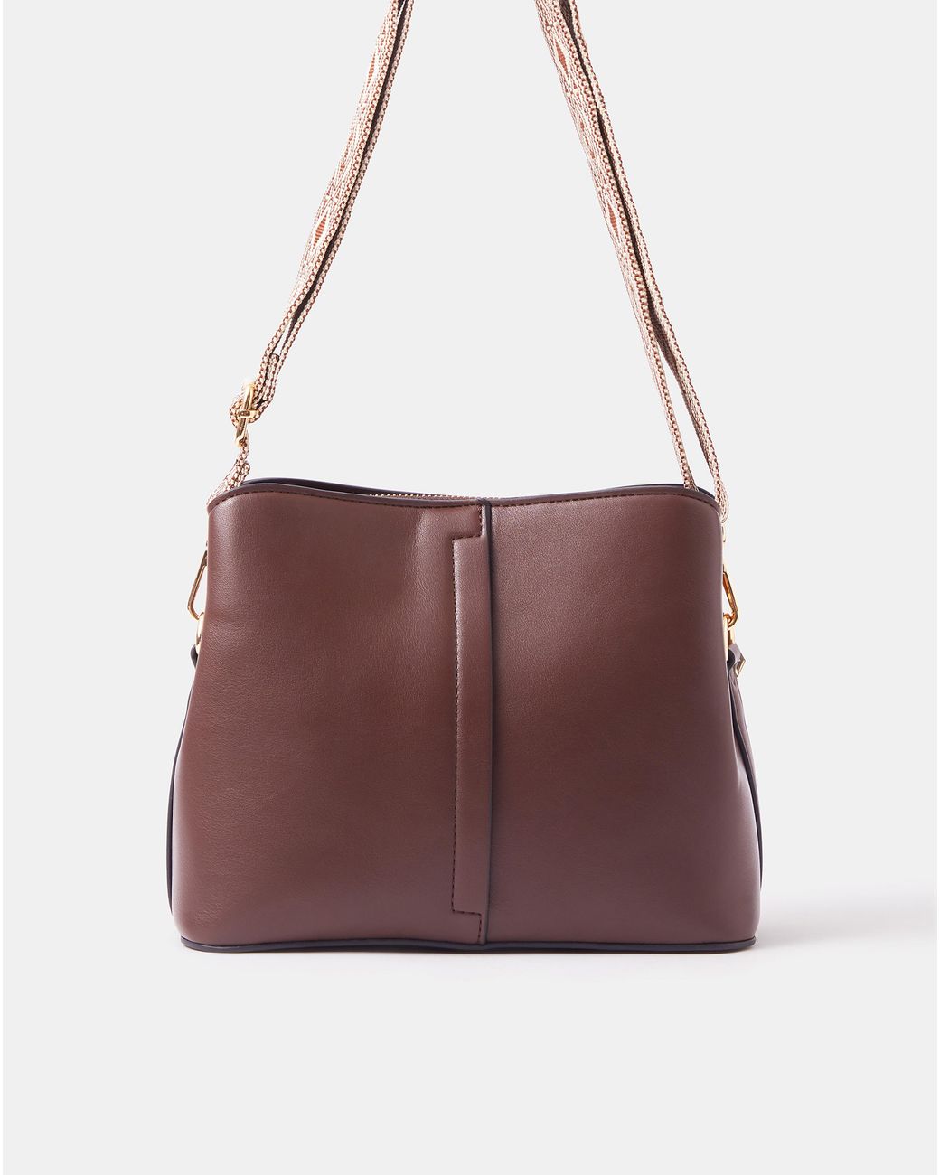 Accessorize Purple Webbing Strap Crossbody Bag
