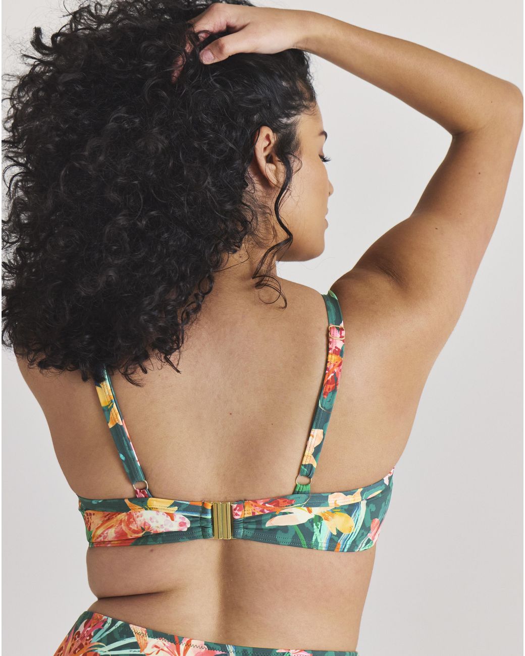 MAGISCULPT Black Bead Detail Bikini Top