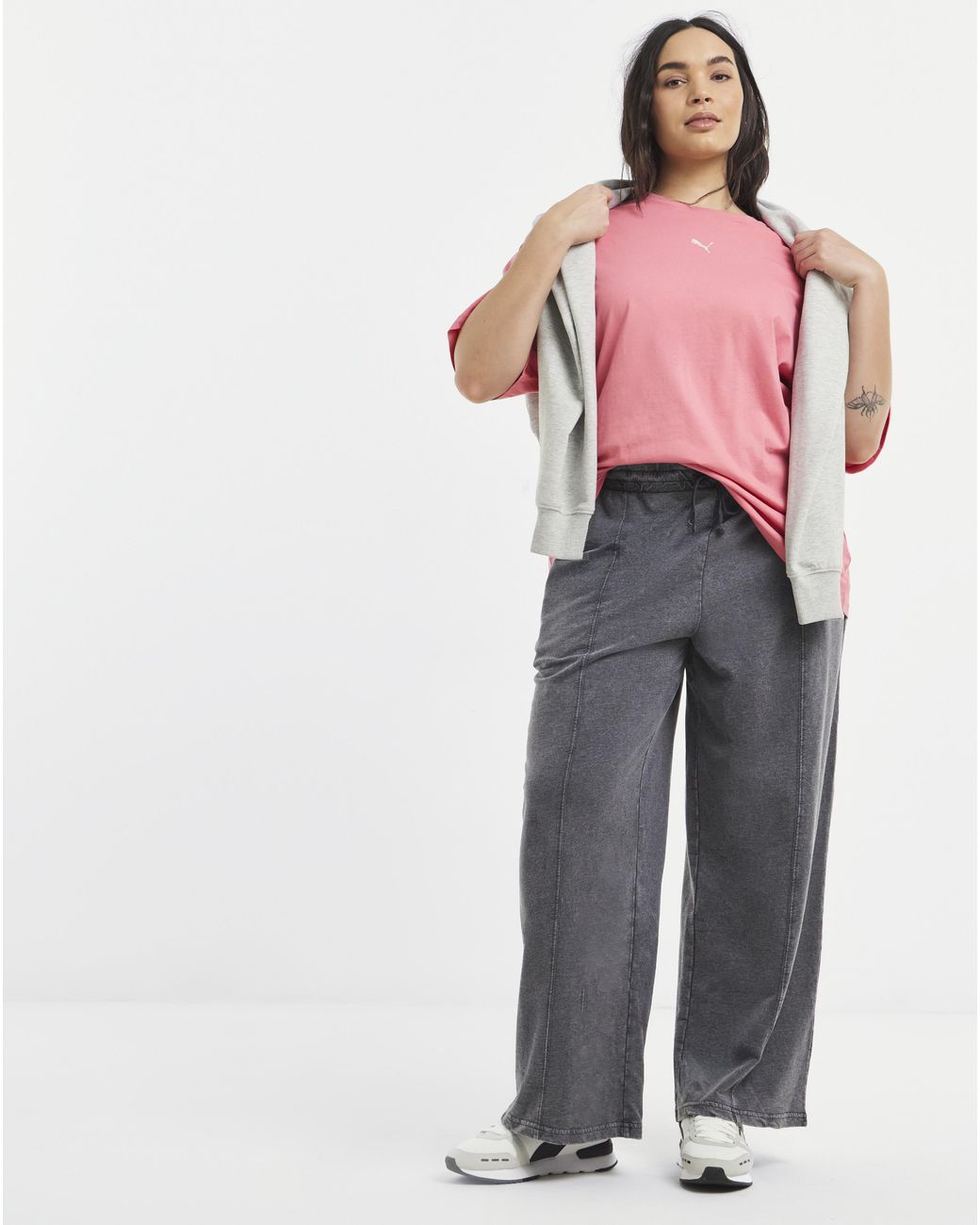 PUMA Pink Essential Relaxed T-Shirt