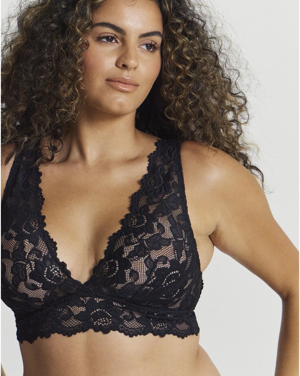 Figleaves Black Millie Lace Bralette