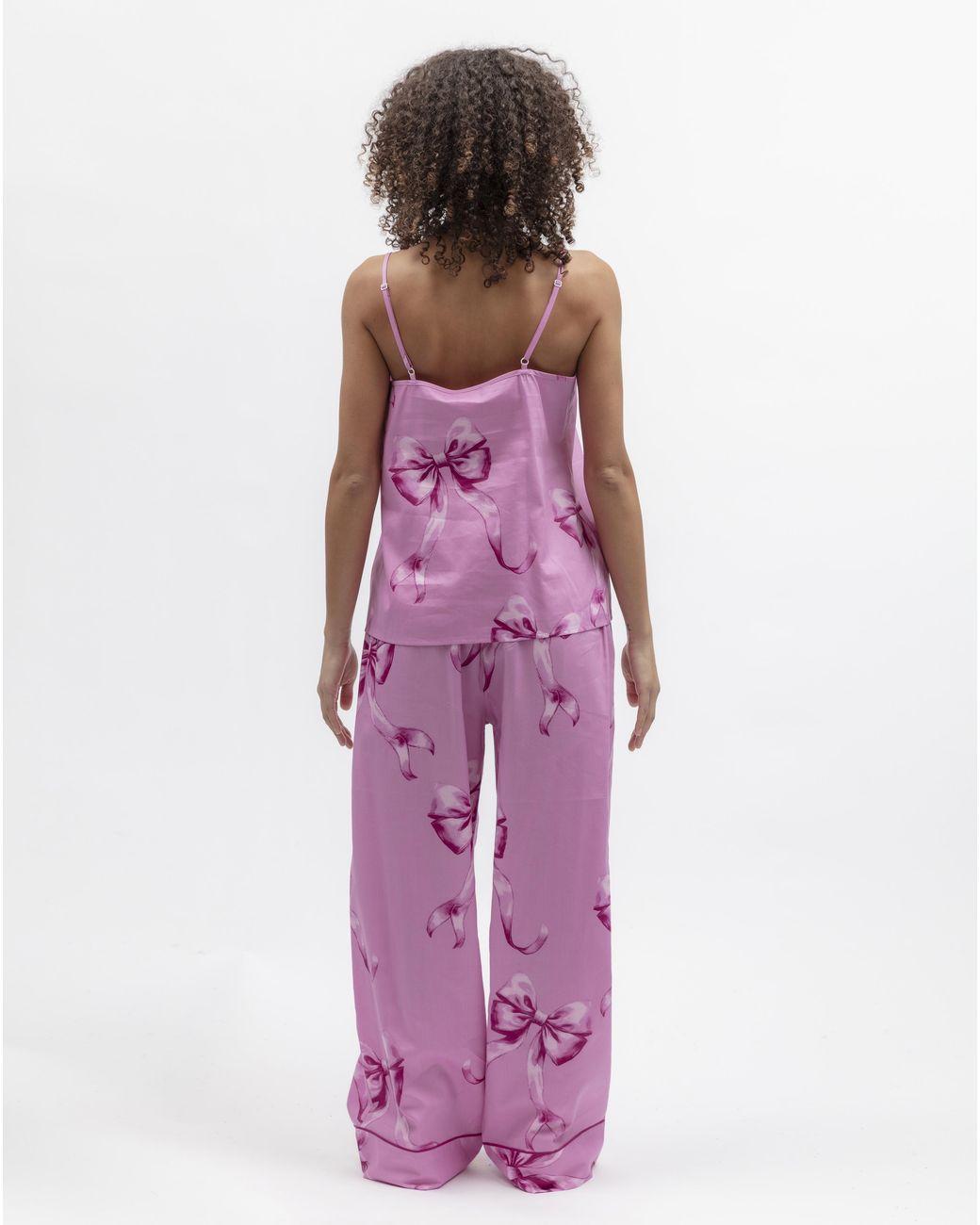 Cyberjammies Pink Belle Bow Cami Pyjama Set