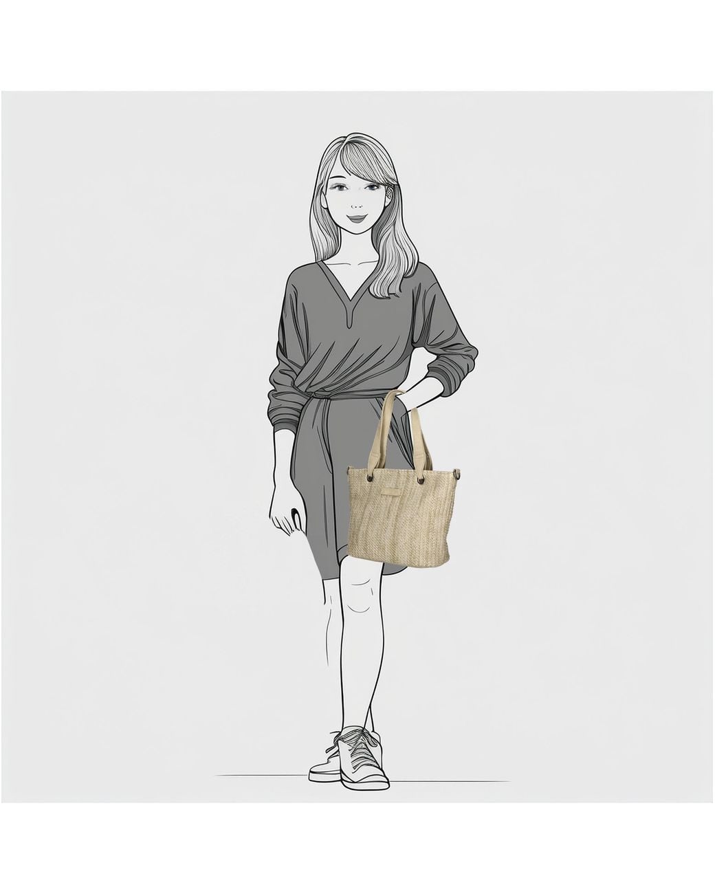 Enrico Benetti Natural Summer Shopper