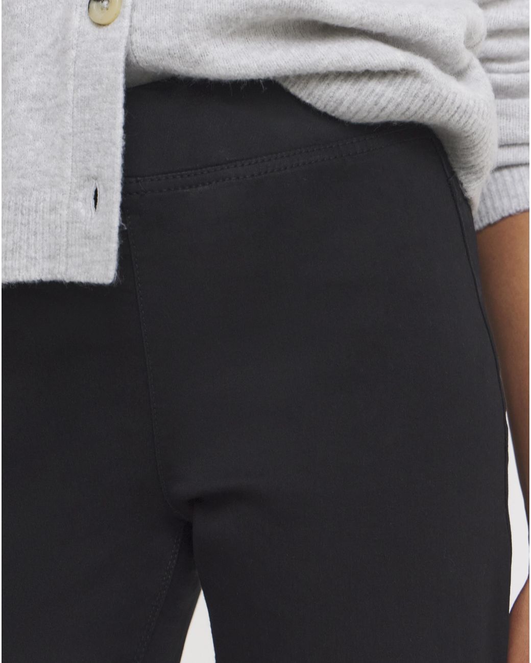 Simply Be White Wide Leg Weekender Jeggings