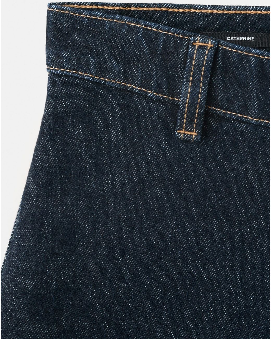 Mango Black Catherin Culotte High-Rise Jeans
