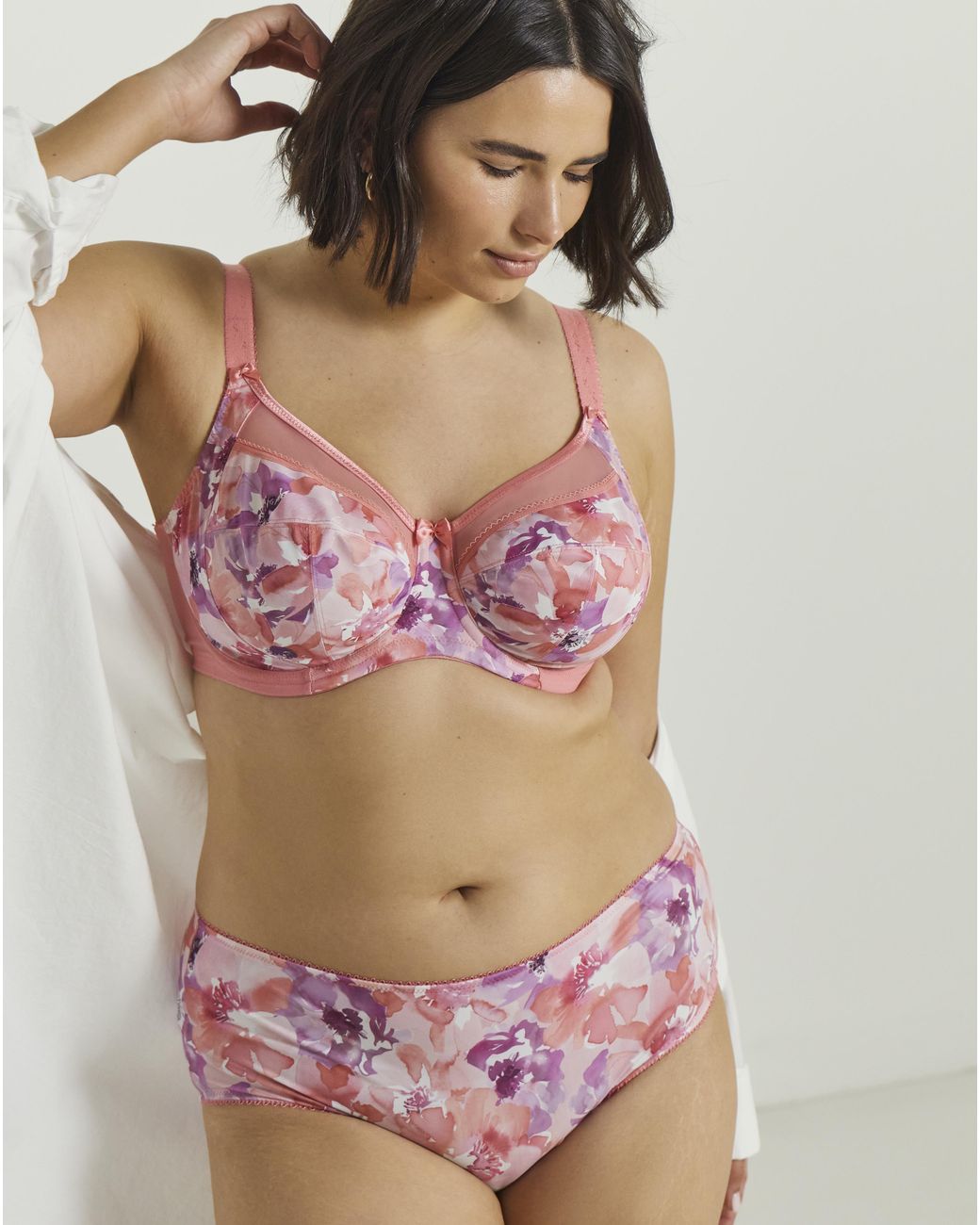 Goddess Pink Kayla Full Fit Knicker Coral