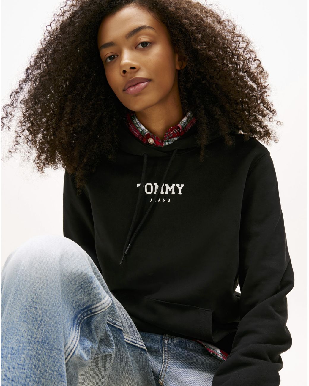 Tommy Hilfiger Black Logo Hoodie