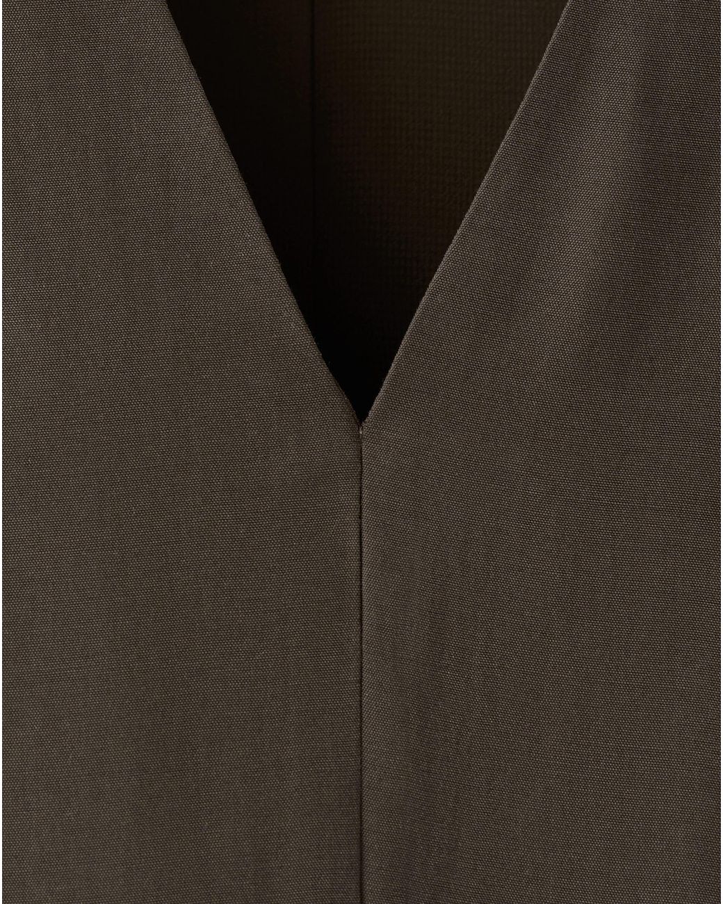 Mango Brown Double-Belt A-Line Dress