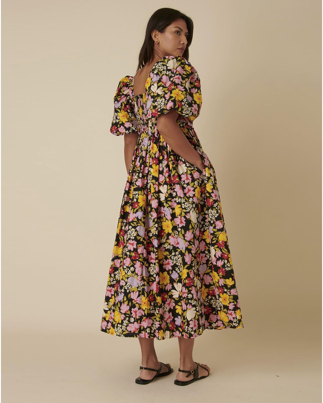 Nobody's Child Natural Midaxi Dress