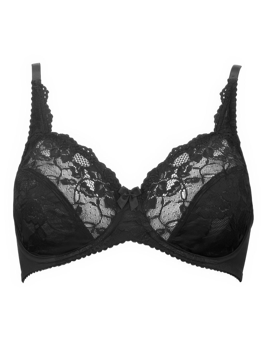 Pour Moi Black Rosalind Full Cup Bra