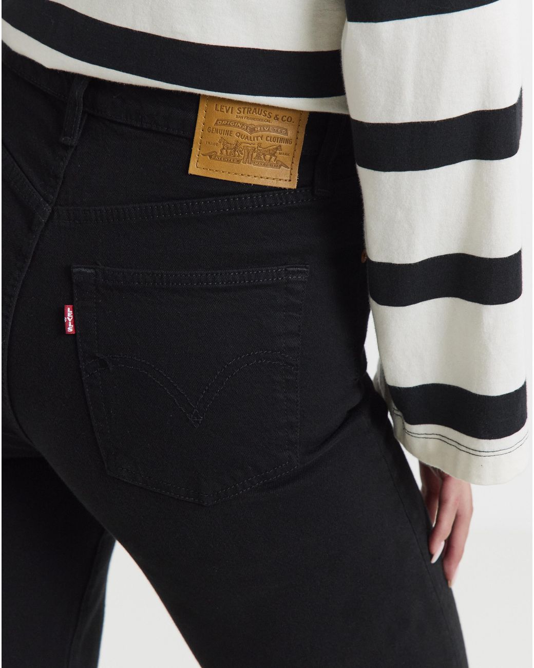 Levi's Blue Ribcage Straight Ankle Jean