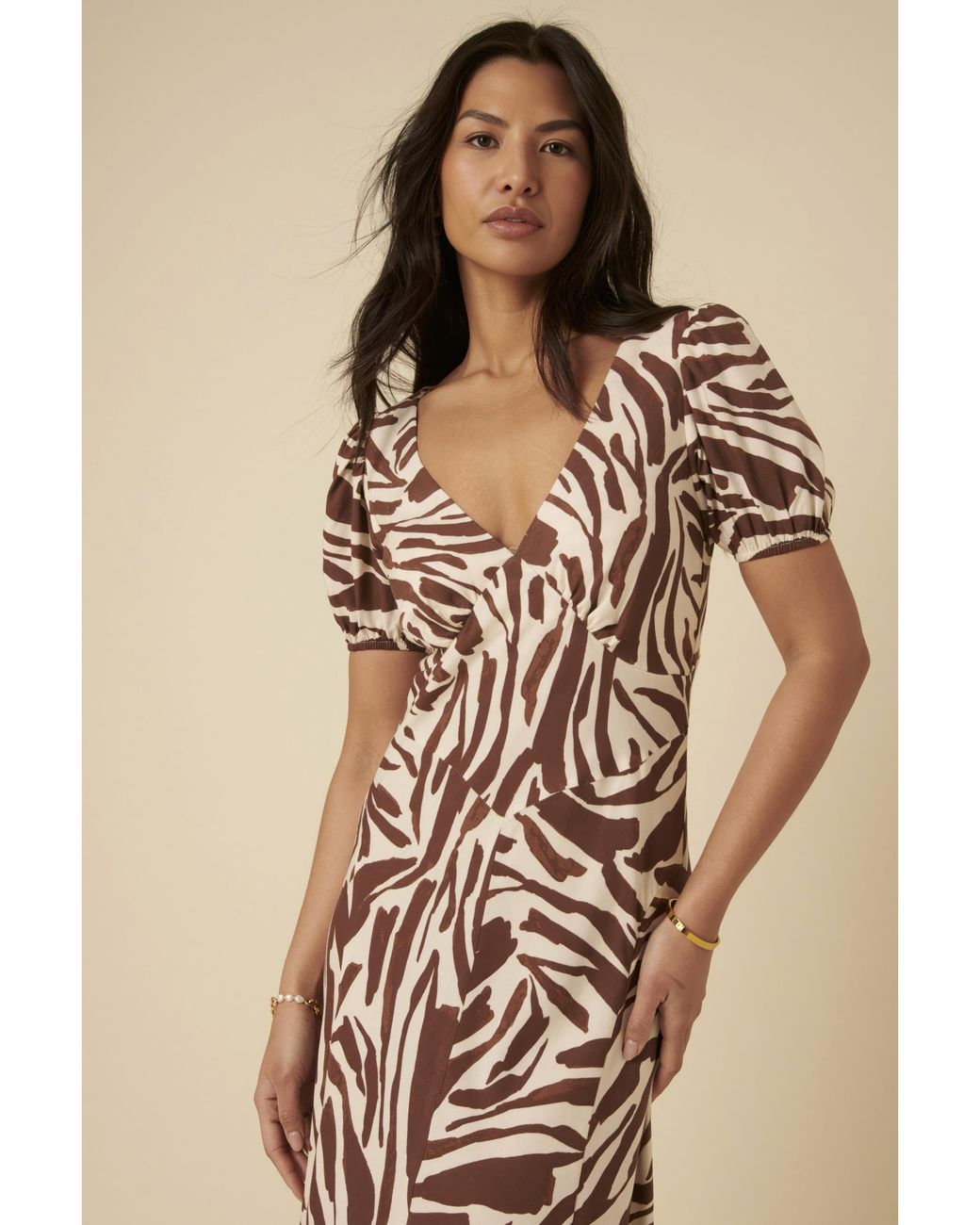 Nobody's Child Natural Ella Maxi Dress