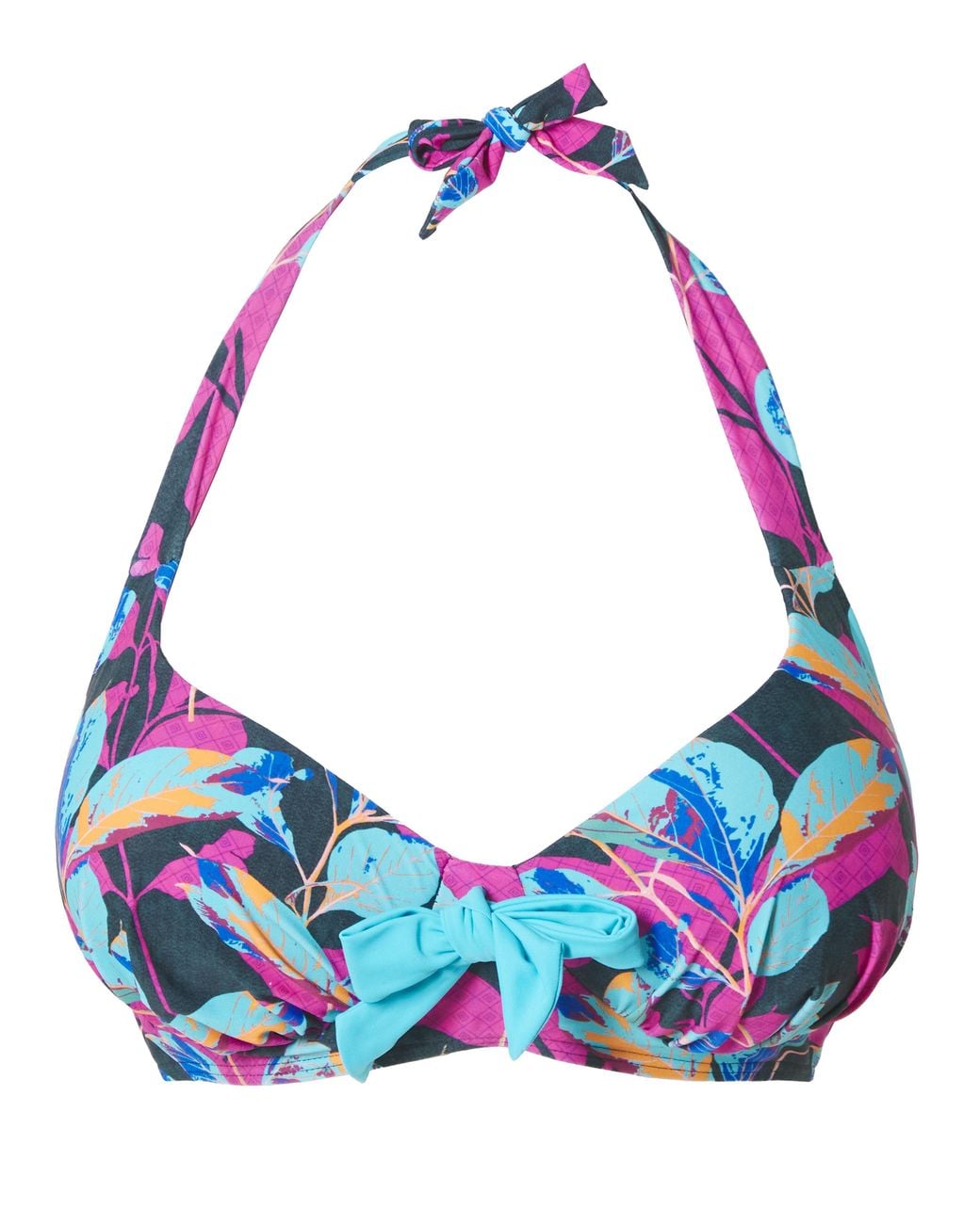 Joe Browns Blue Floral Bikini Top