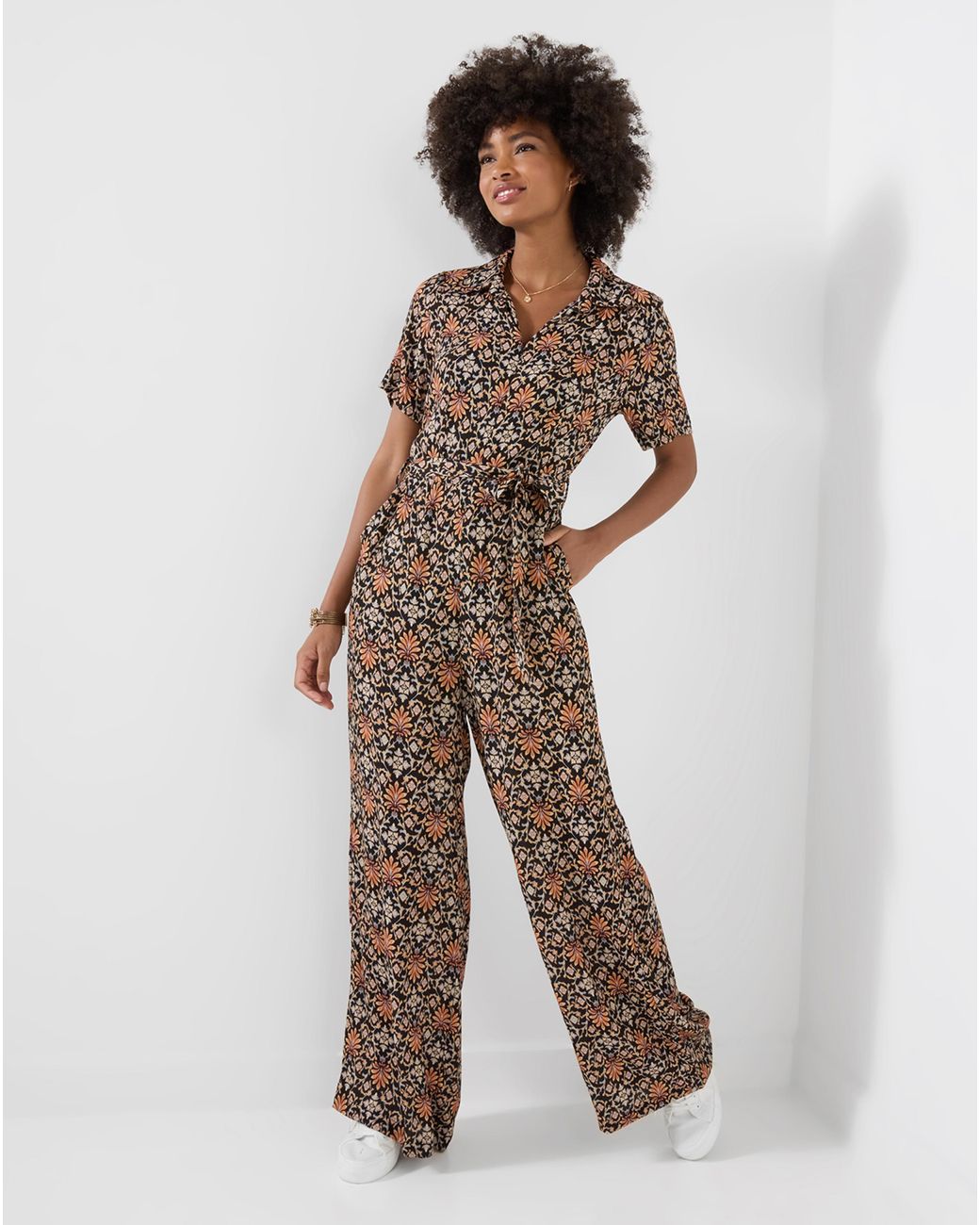Joe Browns White Josie Short Sleeve Jumpsuit