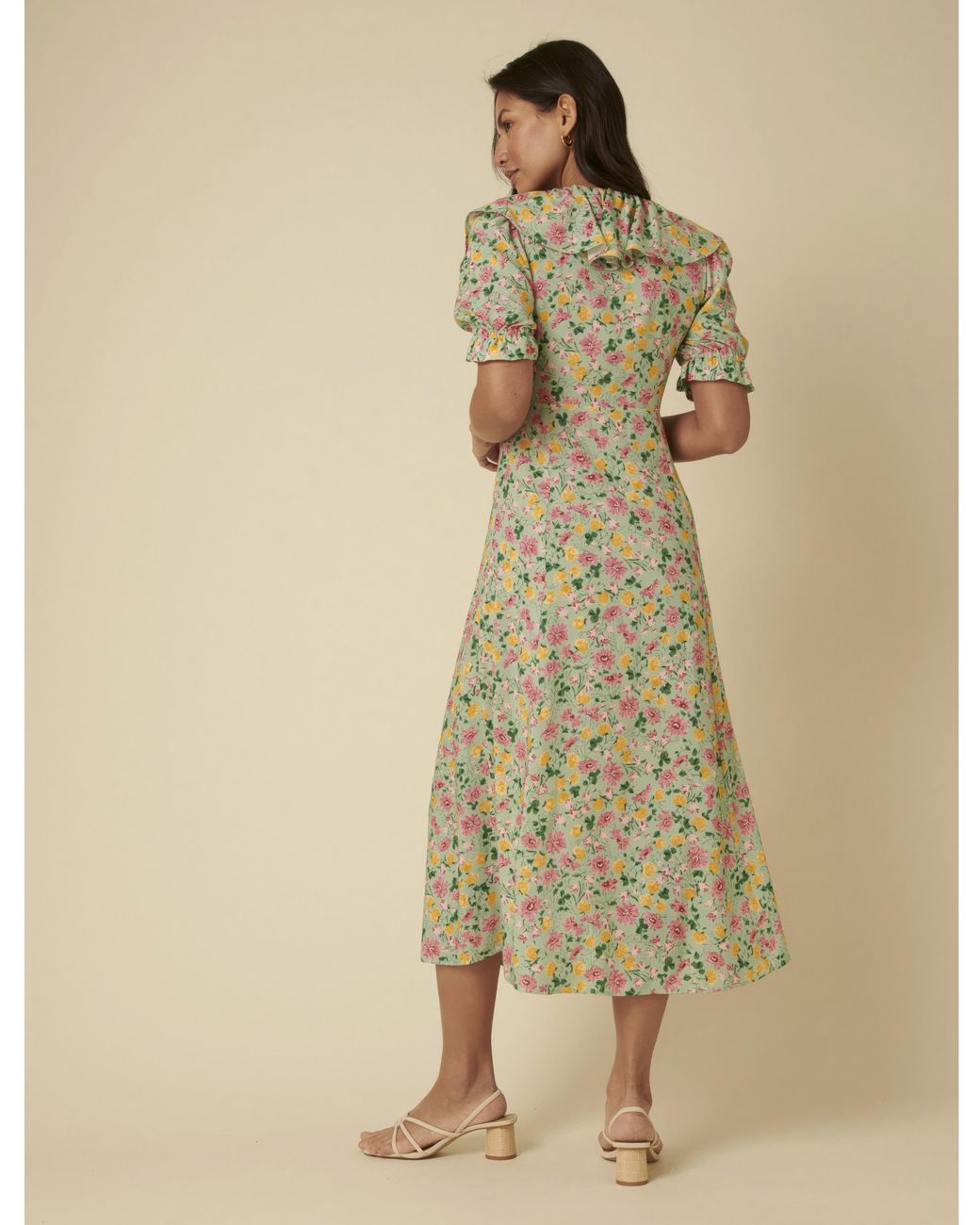 Nobody's Child Natural Caitlin Midi Dress