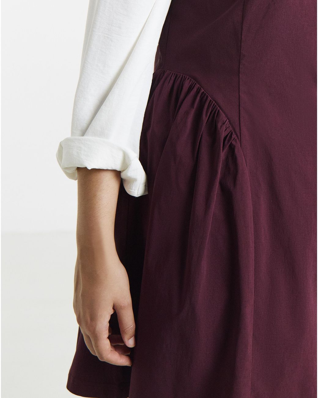 Simply Be Red Seam Detail Dress