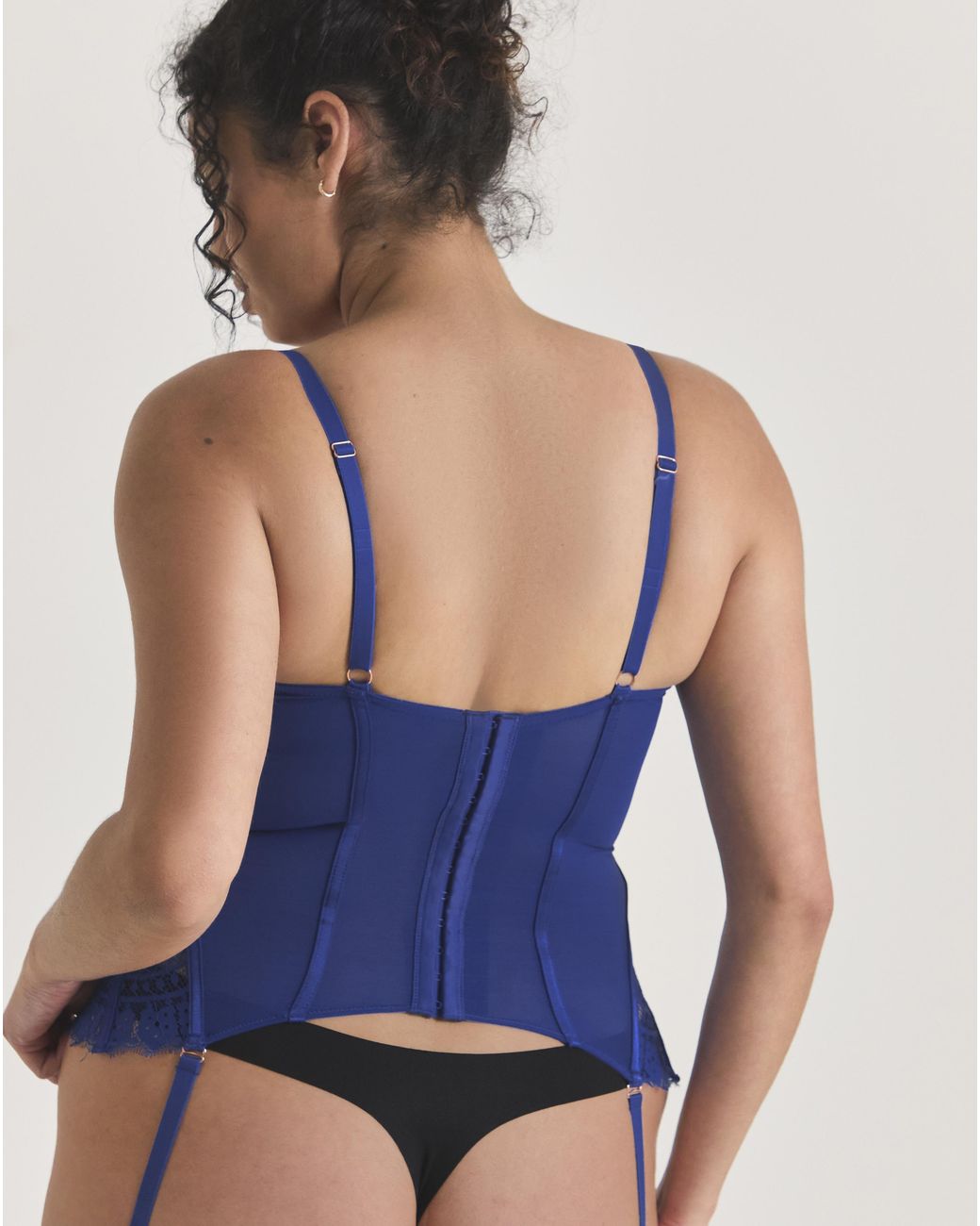 Figleaves Blue Adore 1/2 Pad Corset