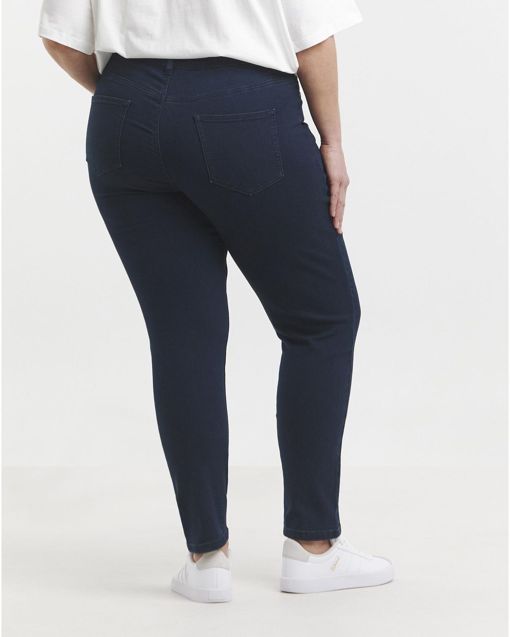 Simply Be Blue Slim Highwaist Super Stretch Jean