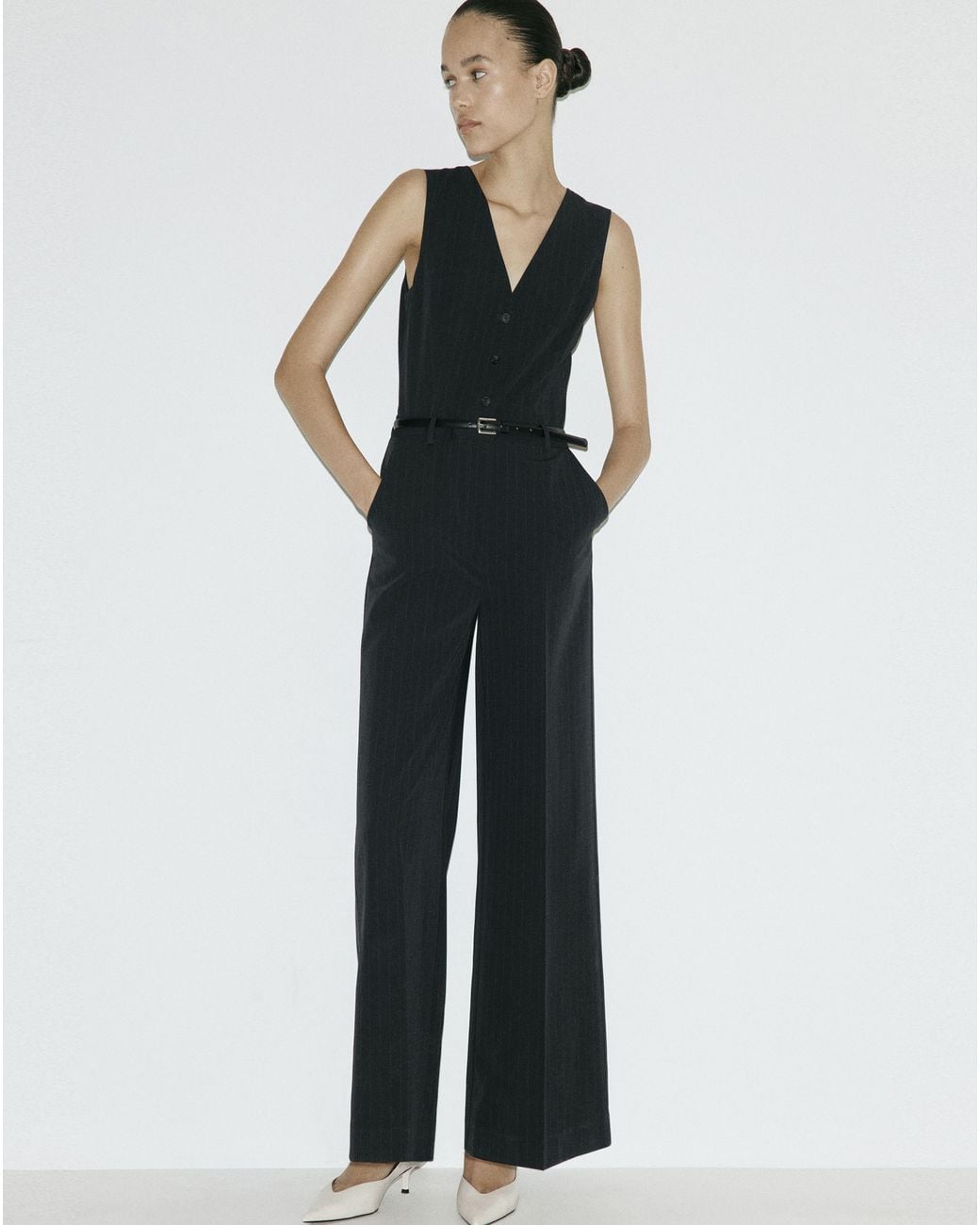Mango Blue Jumpsuit Yole