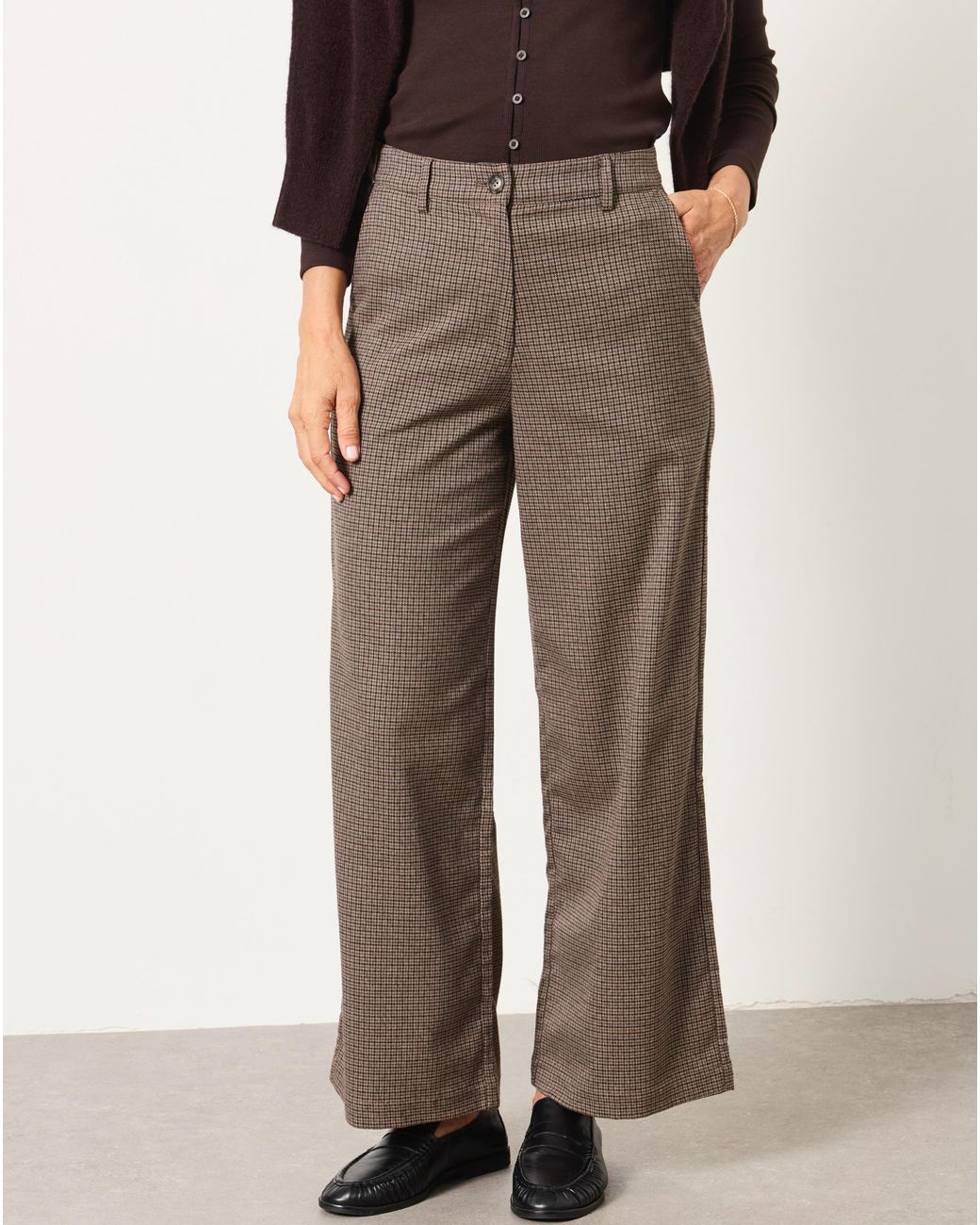 FatFace Brown Fat Face Presley Wide Leg