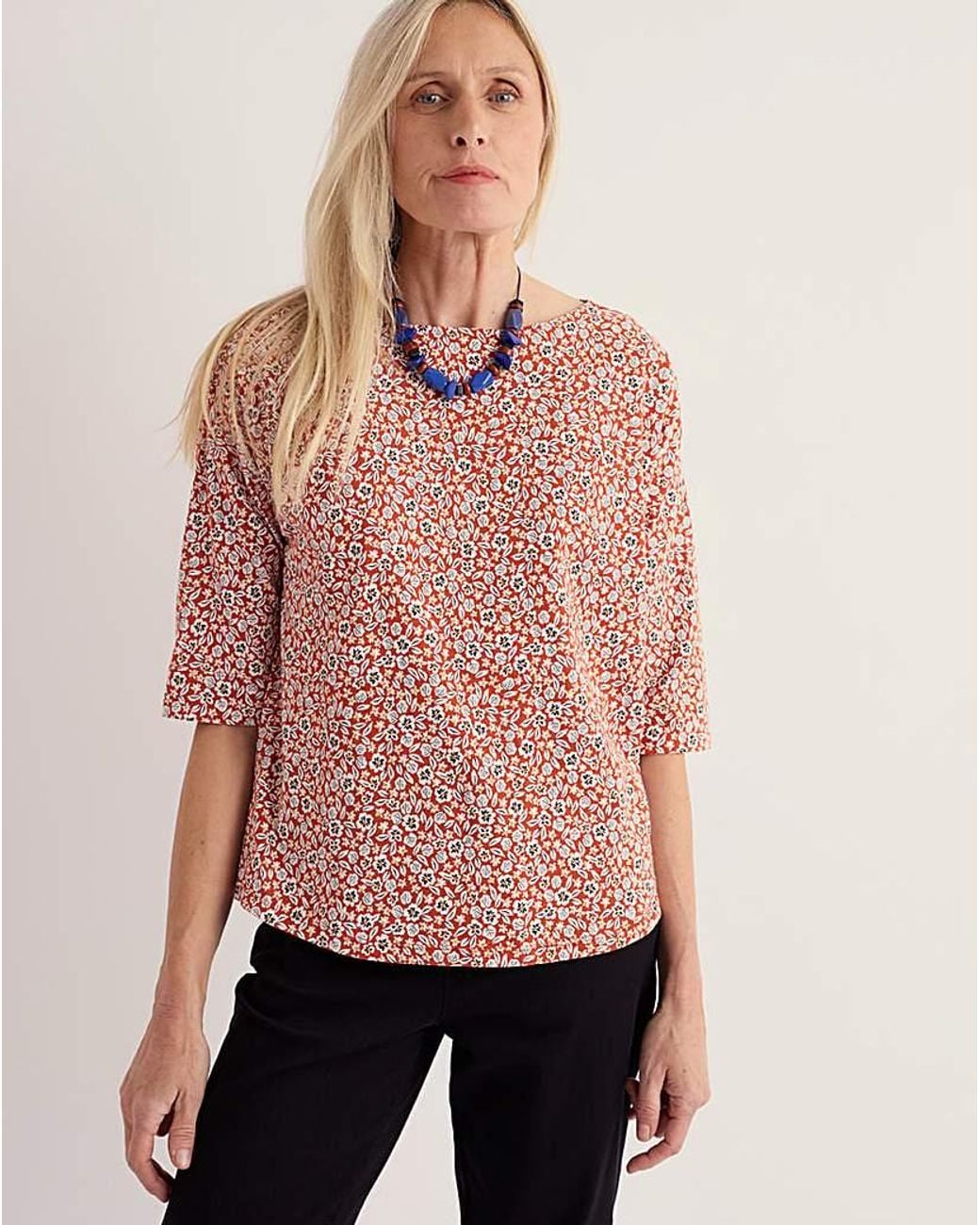 Seasalt Pink Cornwall Tremayne Quay Top